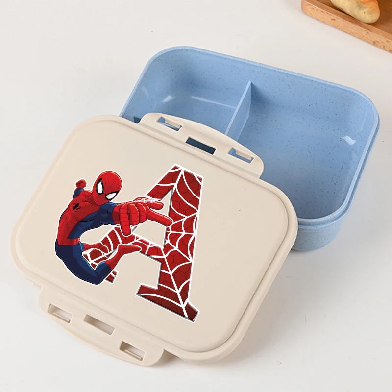 Food Storage Hot Box - Neue Spider Bento Lunchbox mit Cartoon-Buchstaben