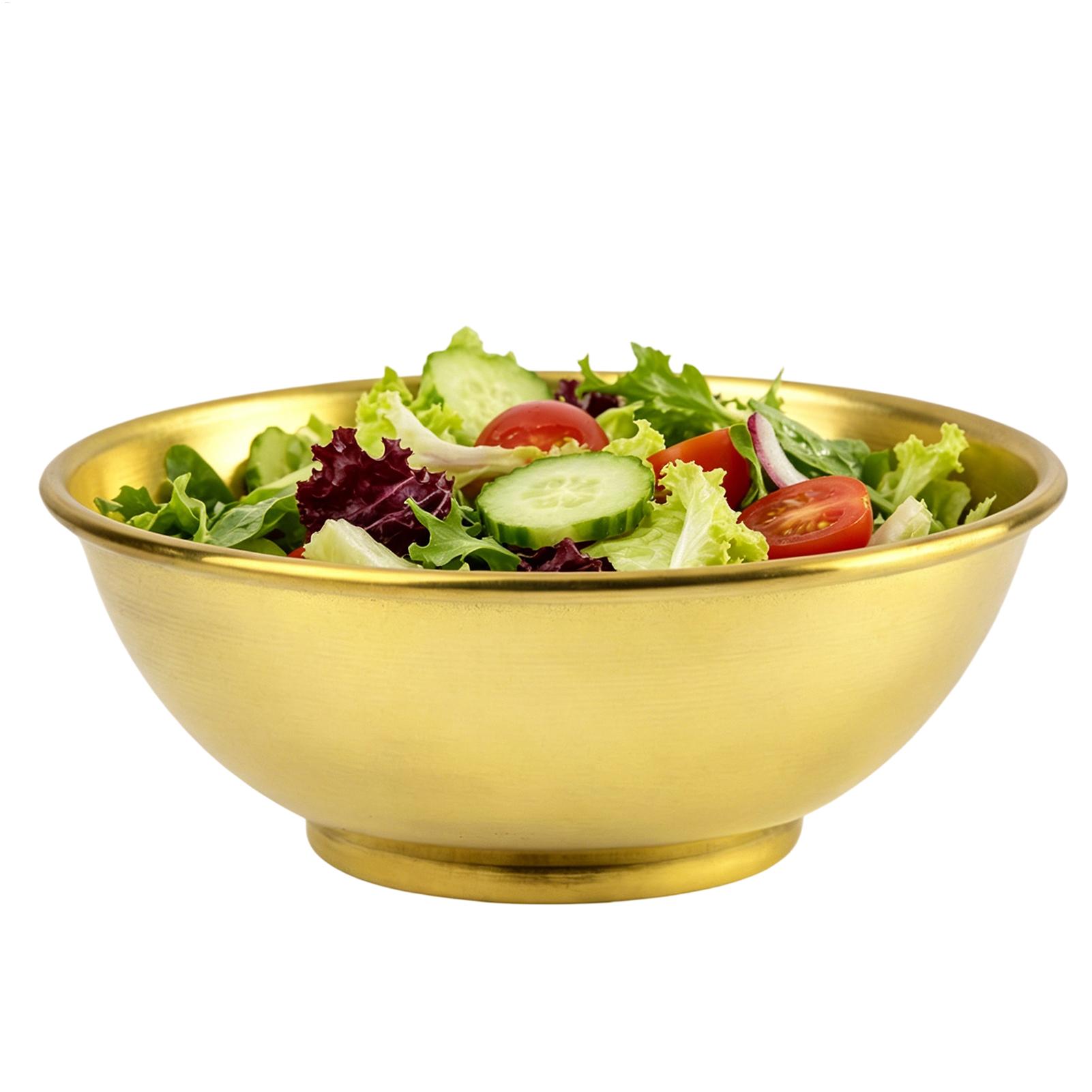Food Storage Eco Friendly - Kupferschüssel, große Rührschüssel, Salatschüssel, Aufbewahrungsschüssel, Servierschüssel
