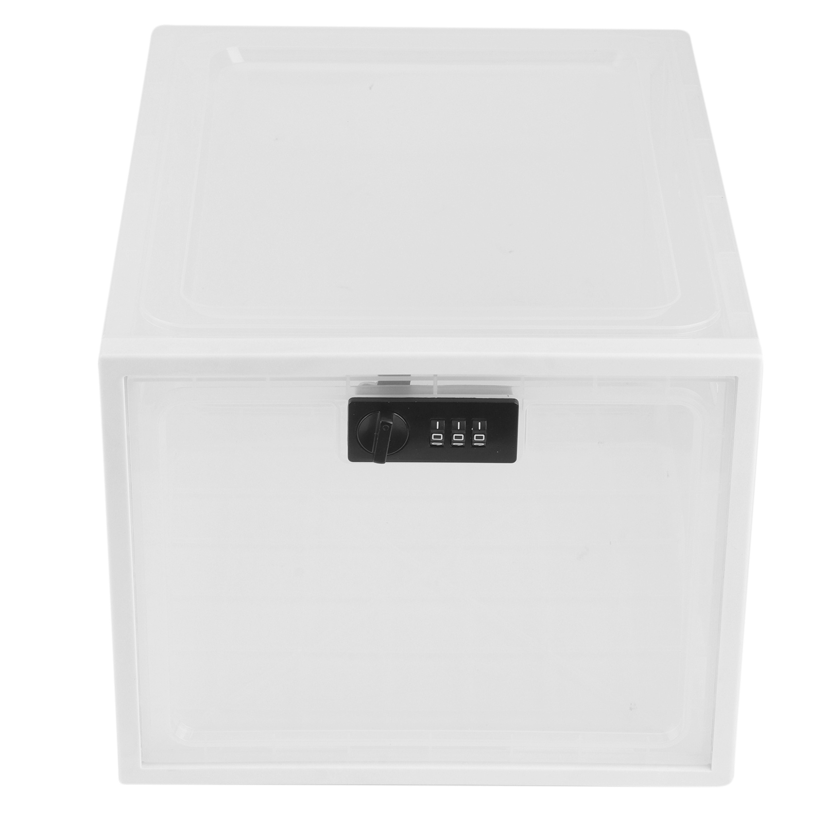 Food Storage Recommendations - Transparente Kühlschrank-Aufbewahrungsbox mit Passwortschloss, Medizinbox, Handy-