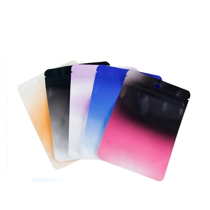 Food Storage In Mylar Bags - 1000 Teile/los 10,5x15 cm Farbverlauf Druckverschlussbeutel