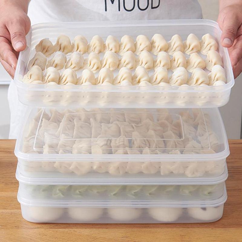 Food Storage Vegetables - Neue Küchen-Aufbewahrungsbox Kühlschrank-Organizer Transparente Lebensmittelbehälter Schale