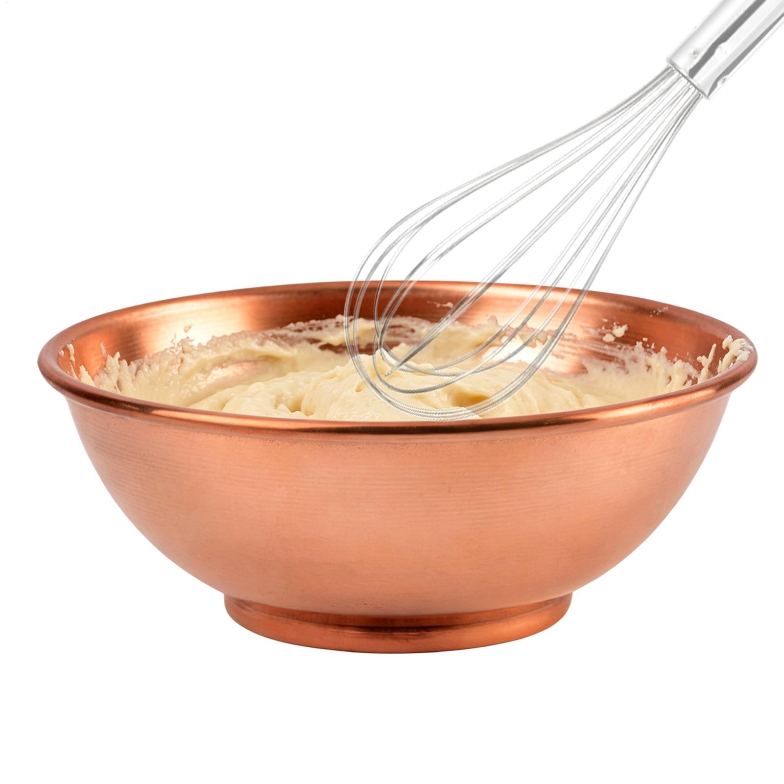 Food Storage Eco Friendly - Kupferschüssel, große Aufbewahrungsbehälter, Kupfer-Mischschalen für Salat,