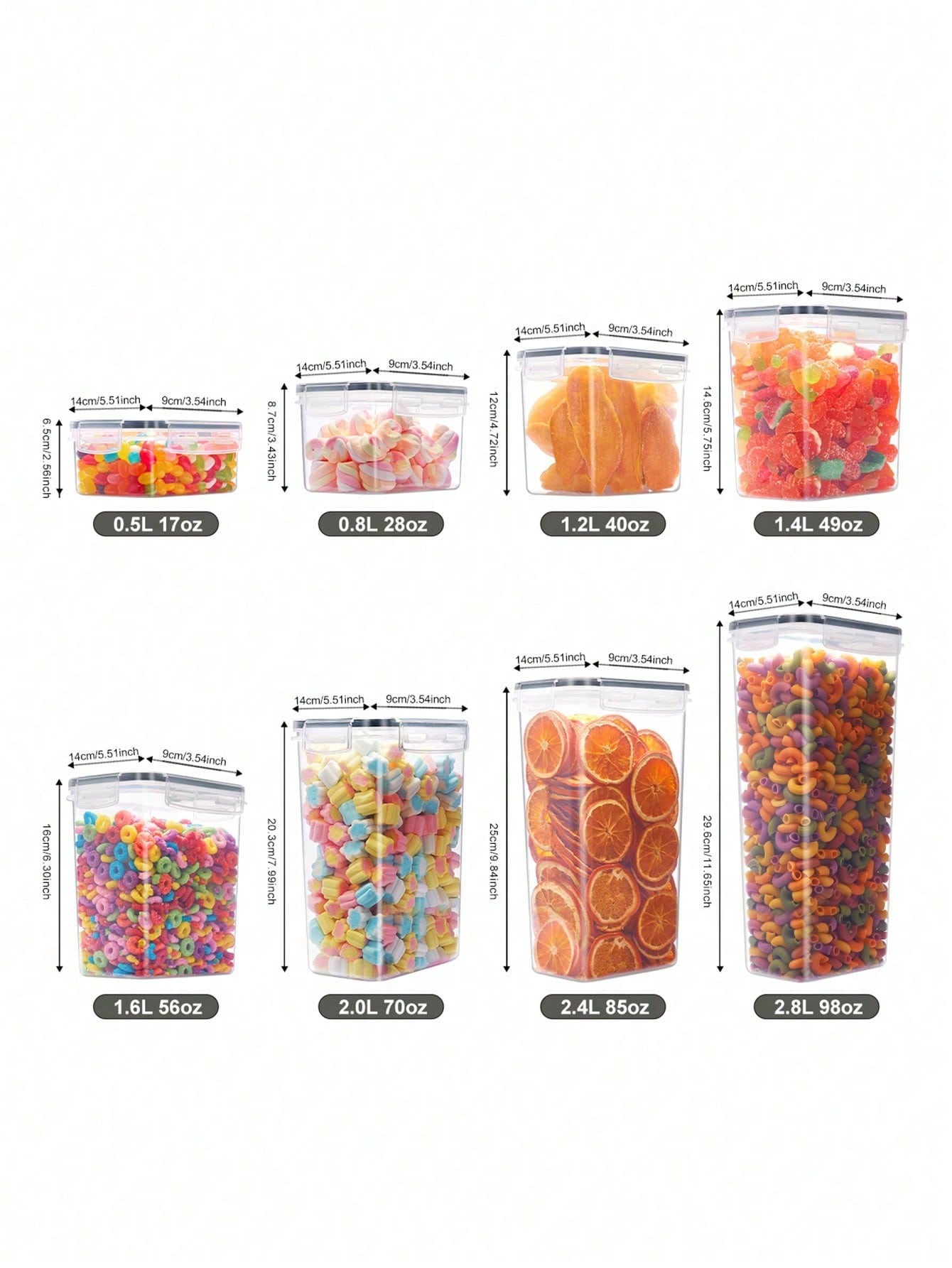 48 Stück luftdichte Lebensmitt – Food Storage With Lock Bewertung und Preis