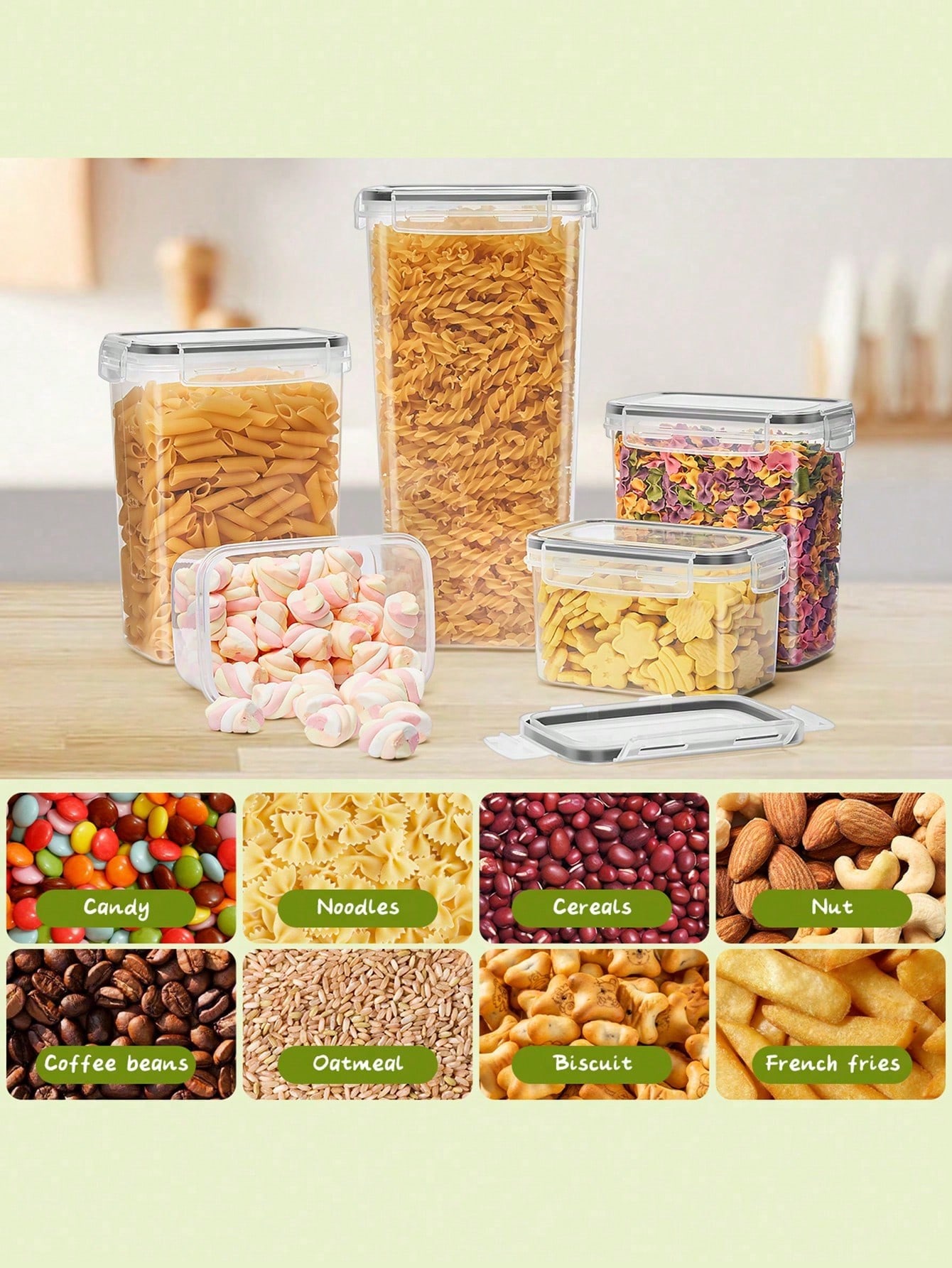 48 Stück luftdichte Lebensmitt – Food Storage With Lock Bewertung und Preis