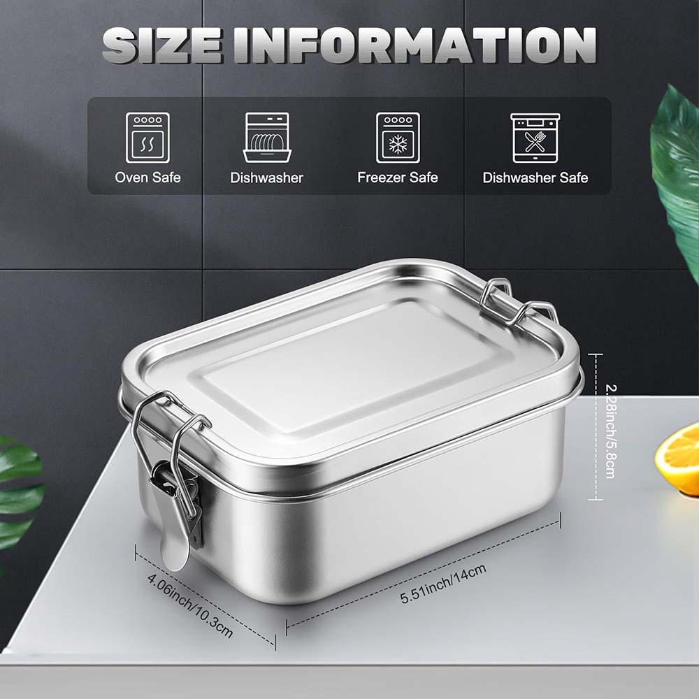 4 Stück Edelstahl-Bento-Box, M – Food Storage With Lock Bewertung und Preis