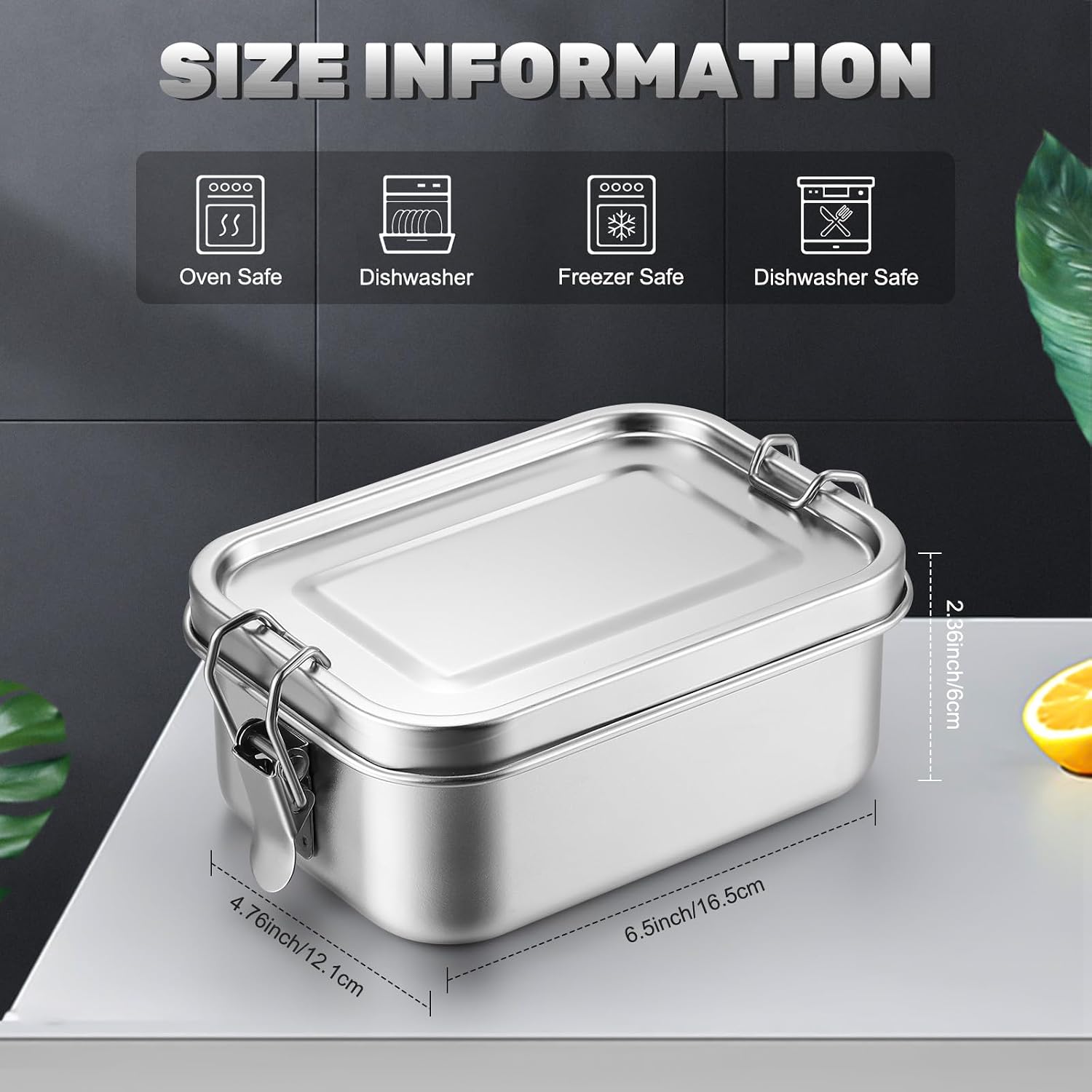 Edelstahl-Lebensmittelbehälter – Storage Food Prep Bewertung und Preis
