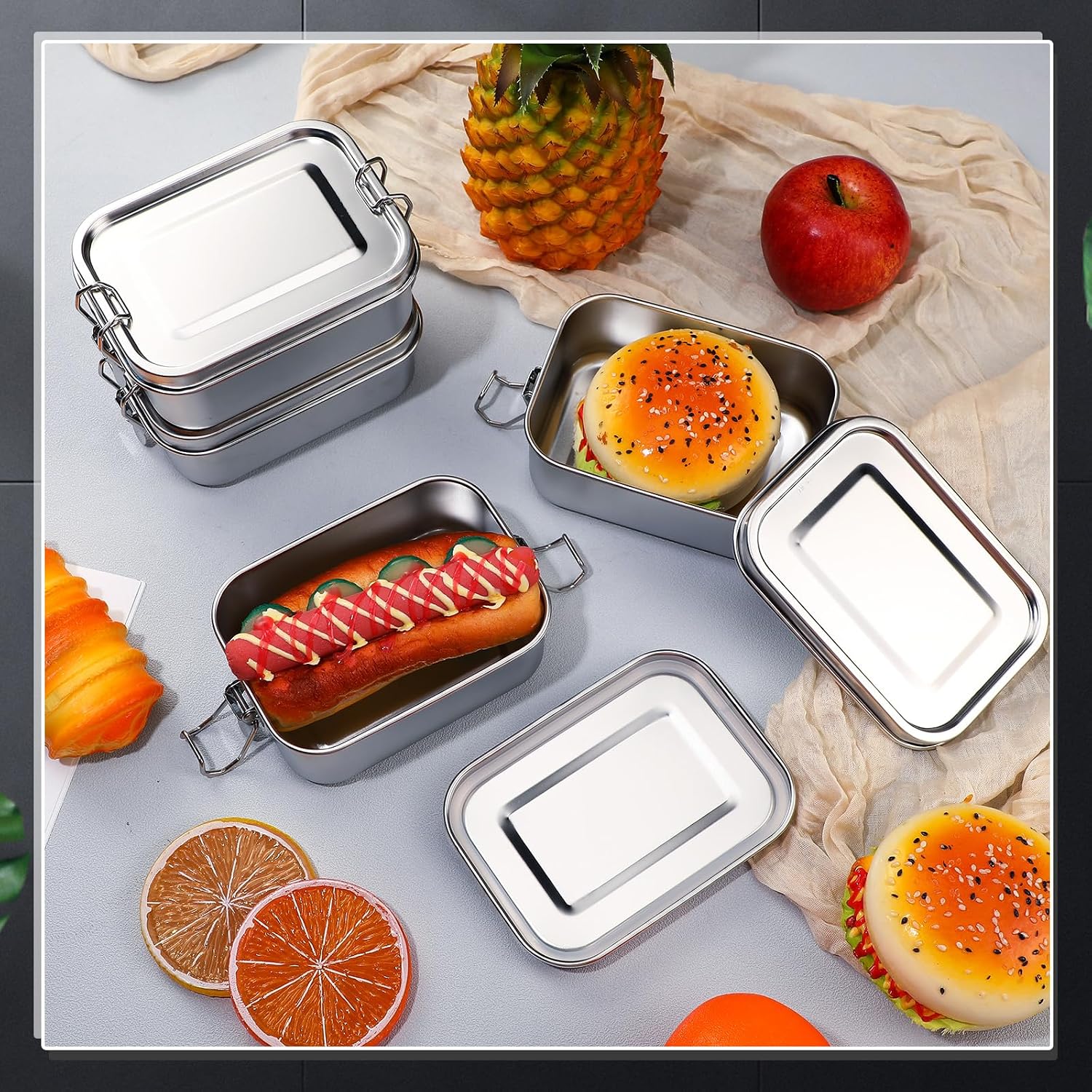 Edelstahl-Lebensmittelbehälter – Storage Food Prep Bewertung und Preis