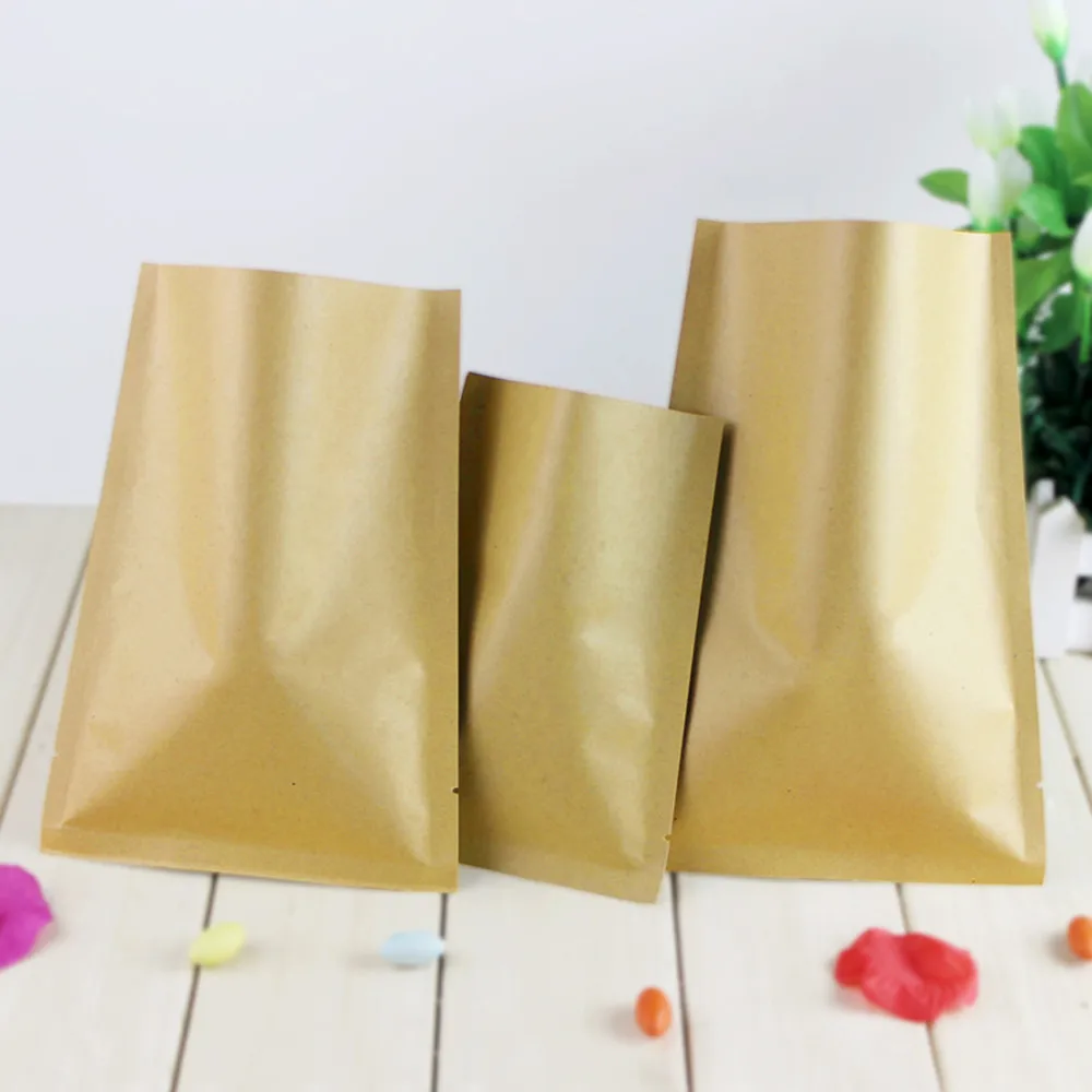 8*12 cm Open Top Braun Kraft P – Food Storage In Mylar Bags Bewertung und Preis
