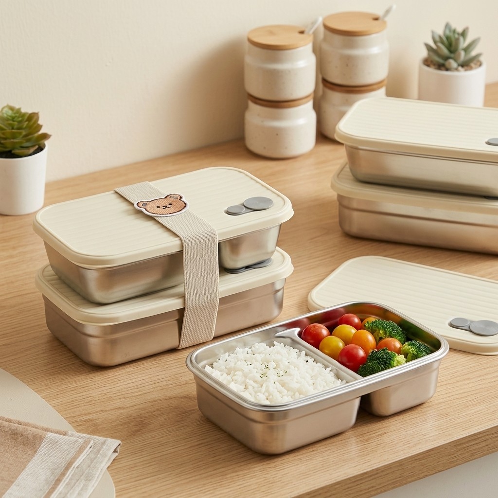 Edelstahl Bento-Box Metall-Lun – Storage Food Prep Bewertung und Preis