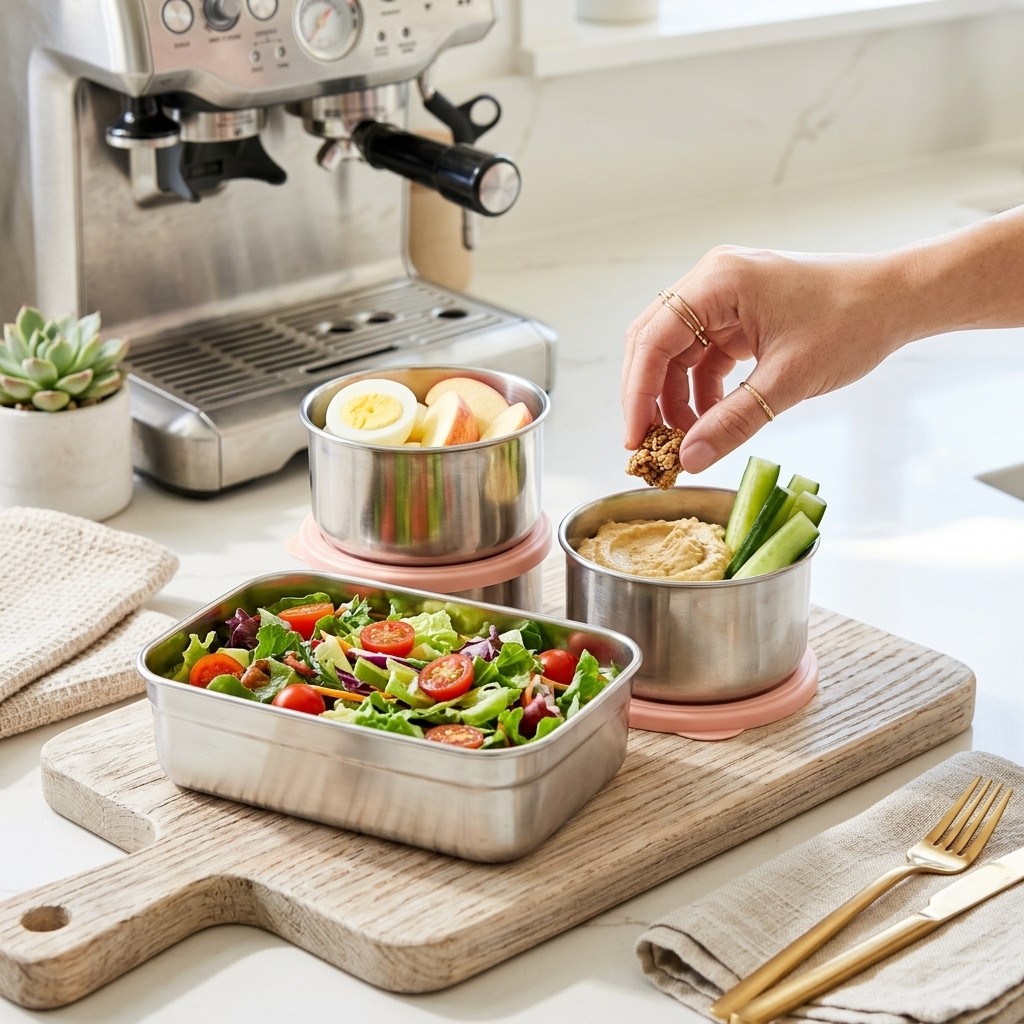 Mikrowellengeeignetes 304 Edel – Storage Food Prep Bewertung und Preis
