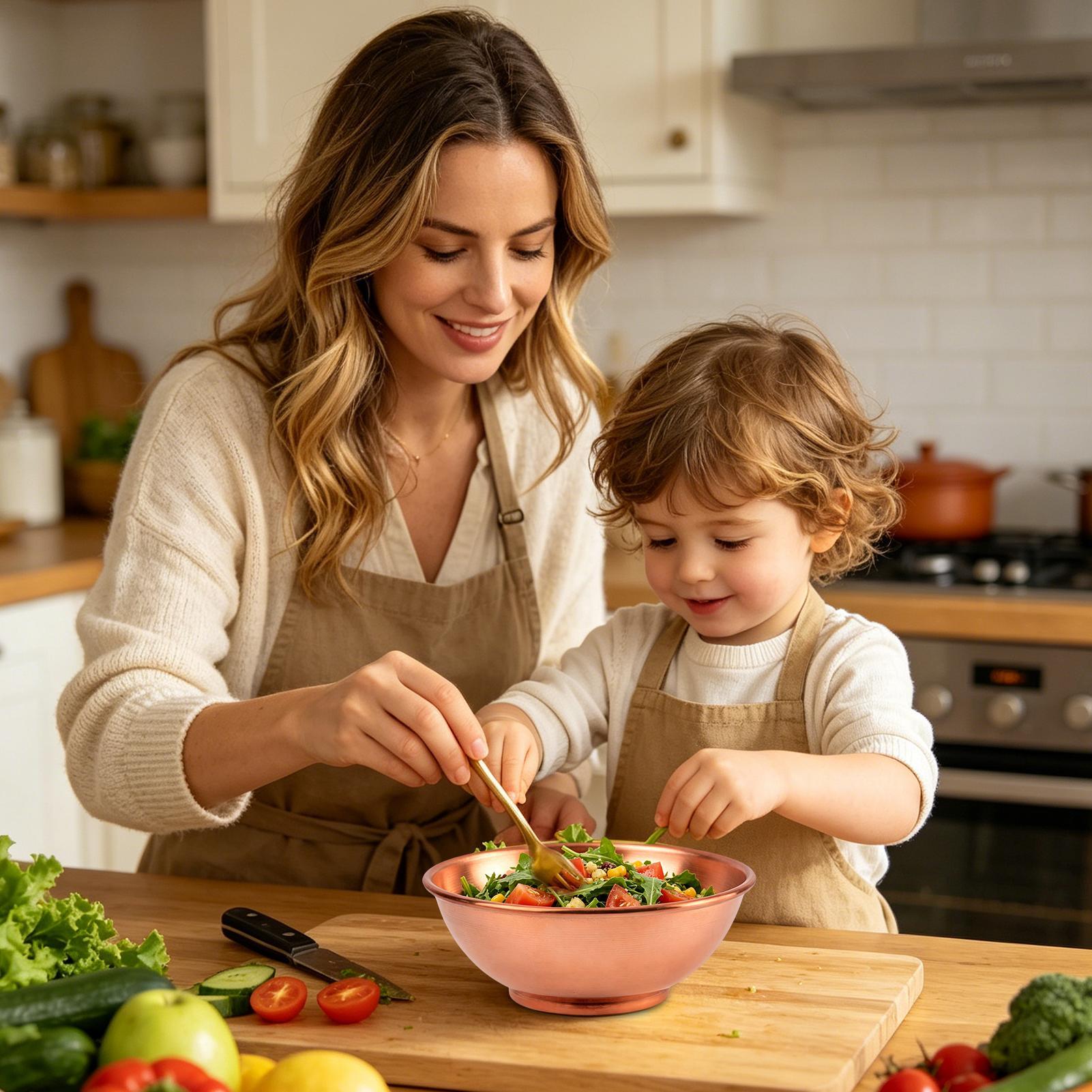 Kupferschüssel, große Rührschü – Food Storage Eco Friendly Bewertung und Preis