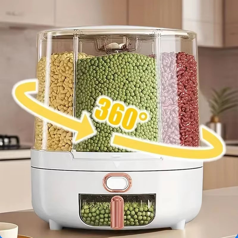 360 mit 6 Fächern °   Rotieren – Food Storage Safe Bewertung und Preis