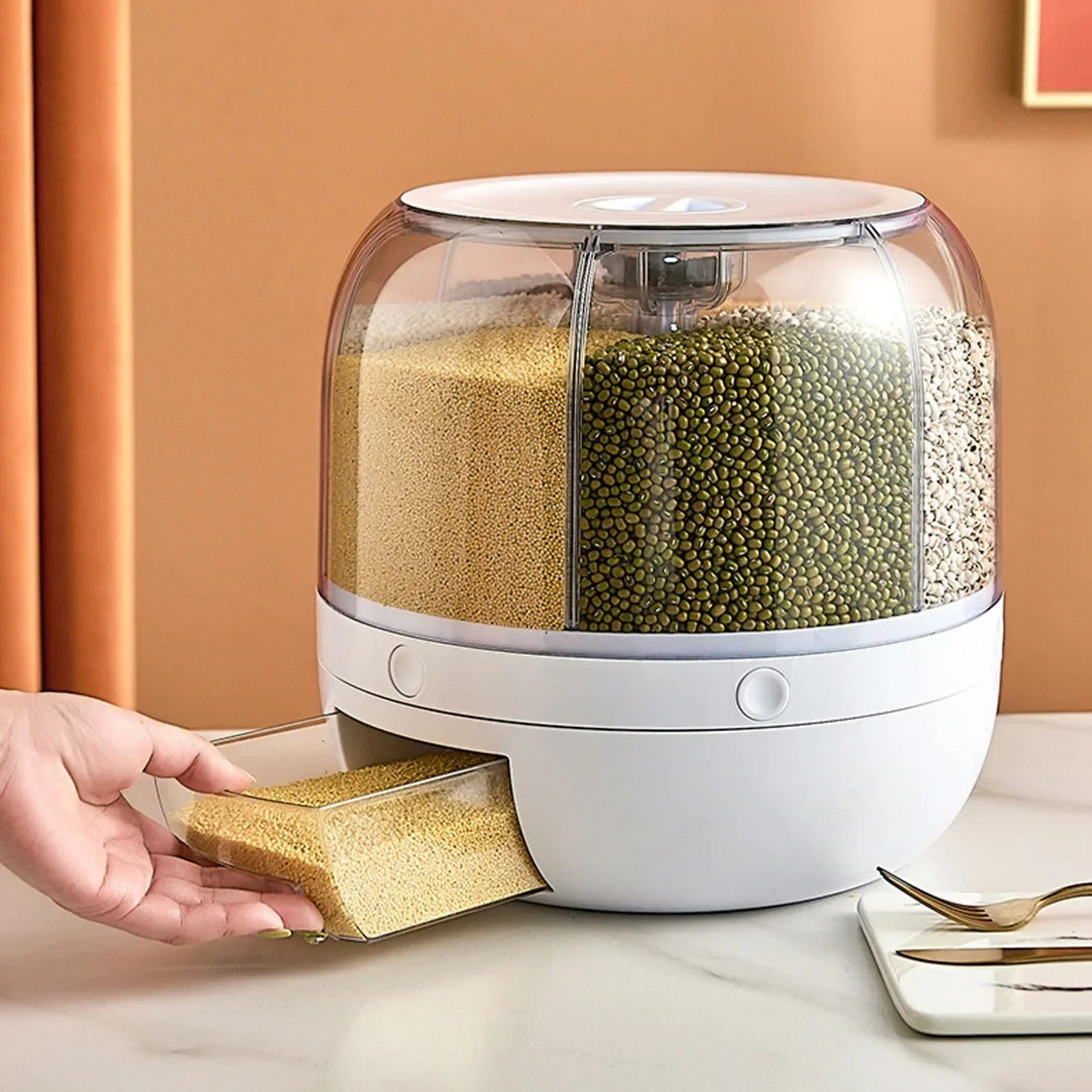 360 mit 6 Fächern °   Rotieren – Food Storage Safe Bewertung und Preis