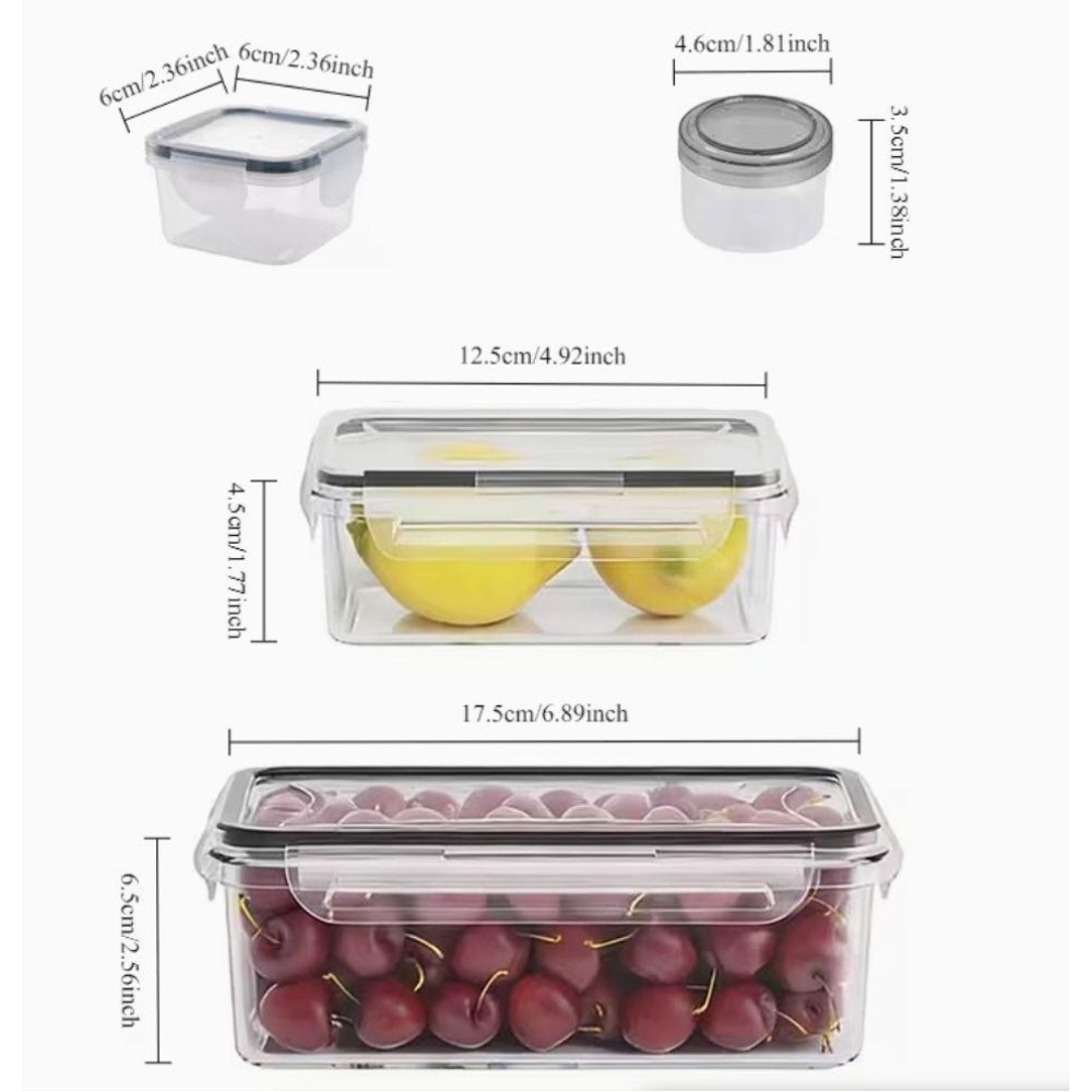 4-teiliges Set Transparente Le – Food Storage Vegetables Bewertung und Preis