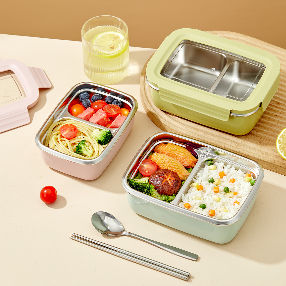 Mikrowellen-Lunchbox mit Fäche – Food Storage Safe Bewertung und Preis