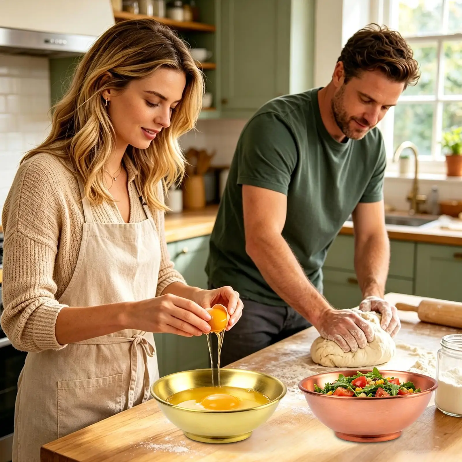 Kupferschüssel, große Aufbewah – Food Storage Eco Friendly Bewertung und Preis
