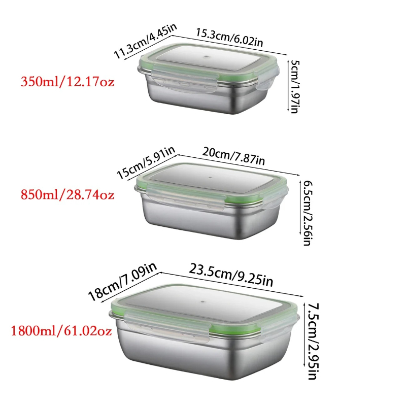 Lunchbox-Set aus Edelstahl 304 – Food Storage Eco Friendly Bewertung und Preis