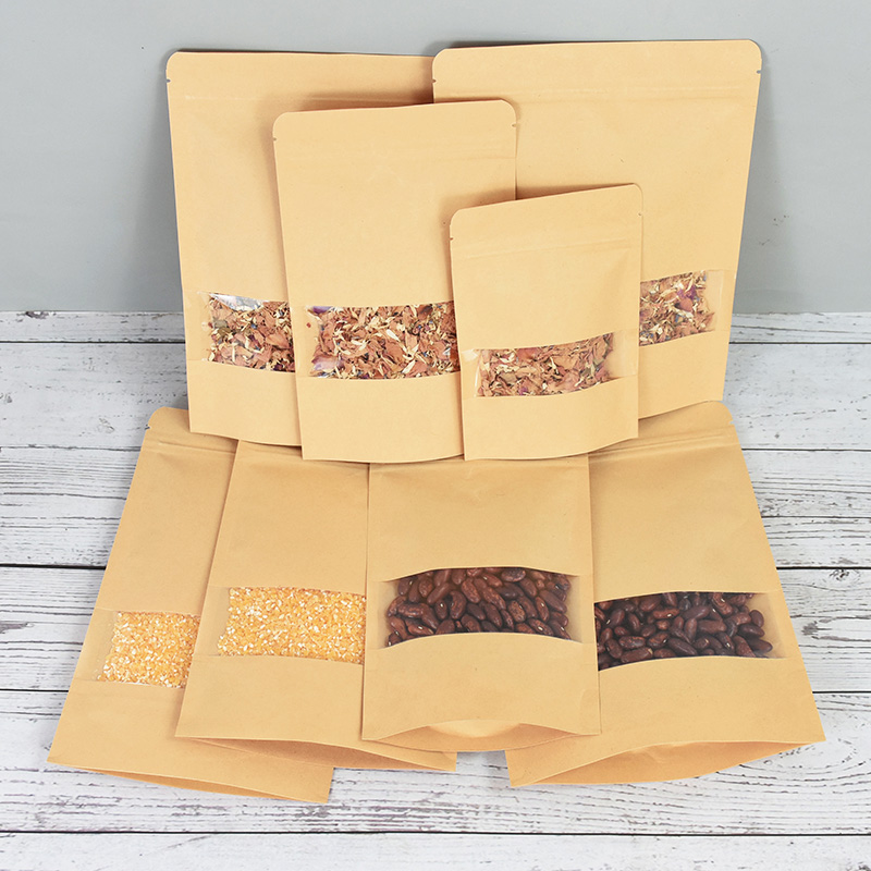 20/50 stücke Kraft Papier Zip- – Food Storage With Lock Bewertung und Preis