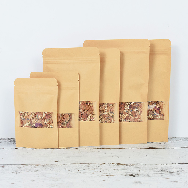 20/50 stücke Kraft Papier Zip- – Food Storage With Lock Bewertung und Preis