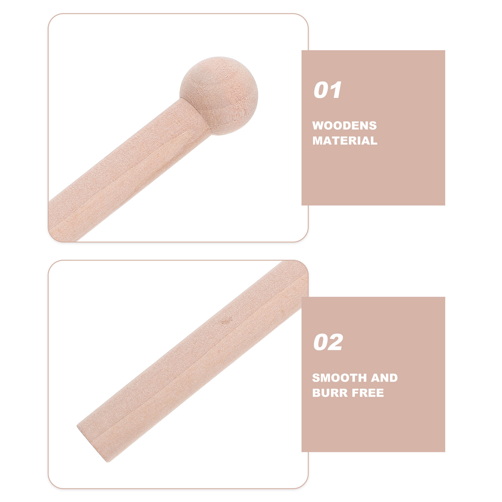 10 Stück Holz-Haken für Lochpl – Food Storage In The Kitchen Bewertung und Preis