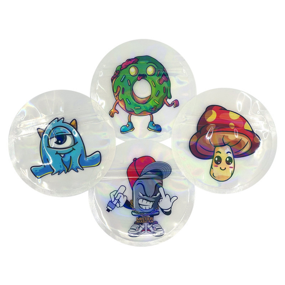1g 2g Runde Cartoon-Mylar-Beut – Food Storage In Mylar Bags Bewertung und Preis