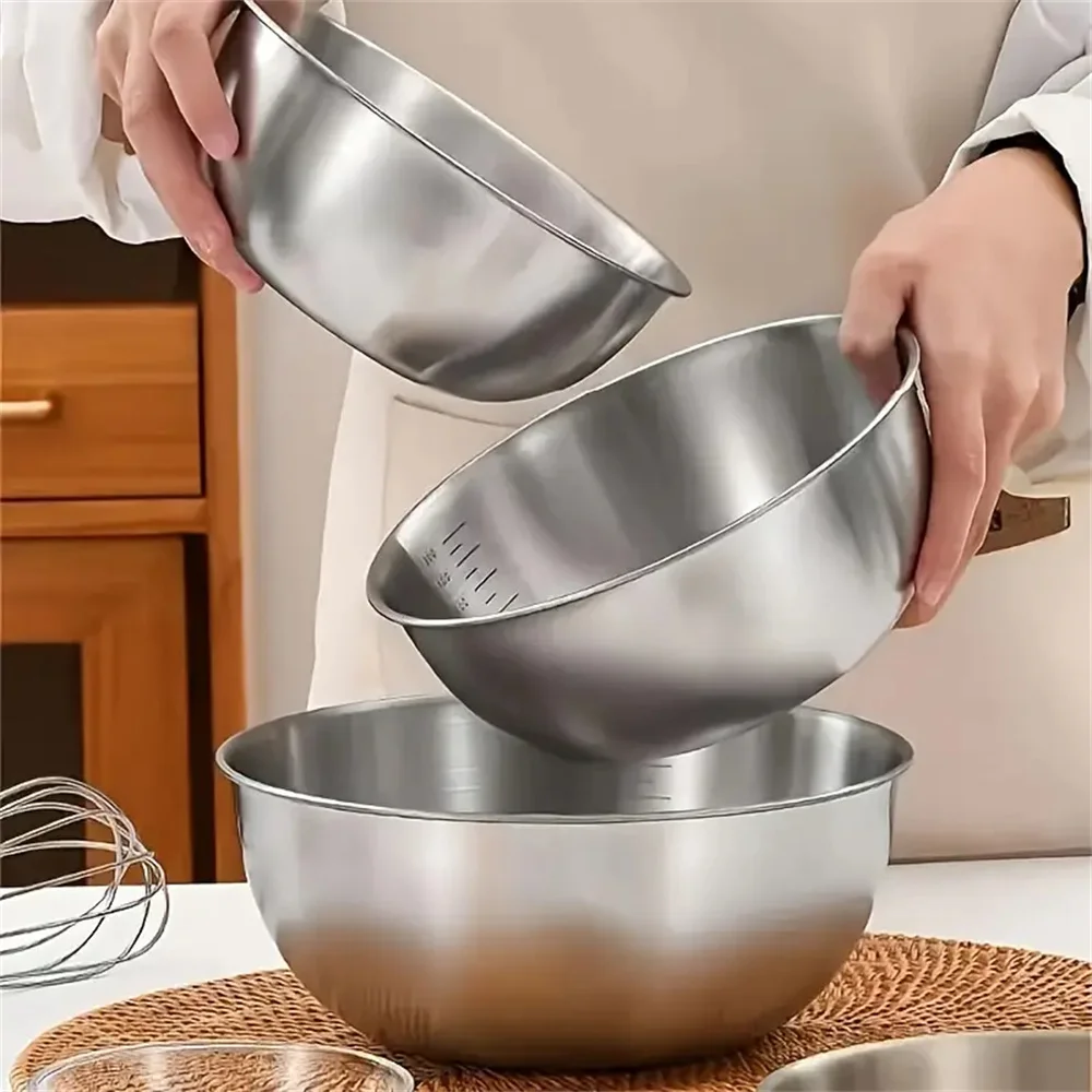 1-3 Edelstahl-Schüssel-Set mit – Food Storage Eco Friendly Bewertung und Preis