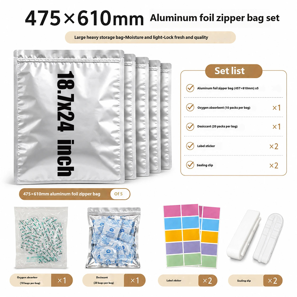 5er-Pack 15Kg 35Kg Extra Große – Food Storage Oxygen Absorbers Bewertung und Preis