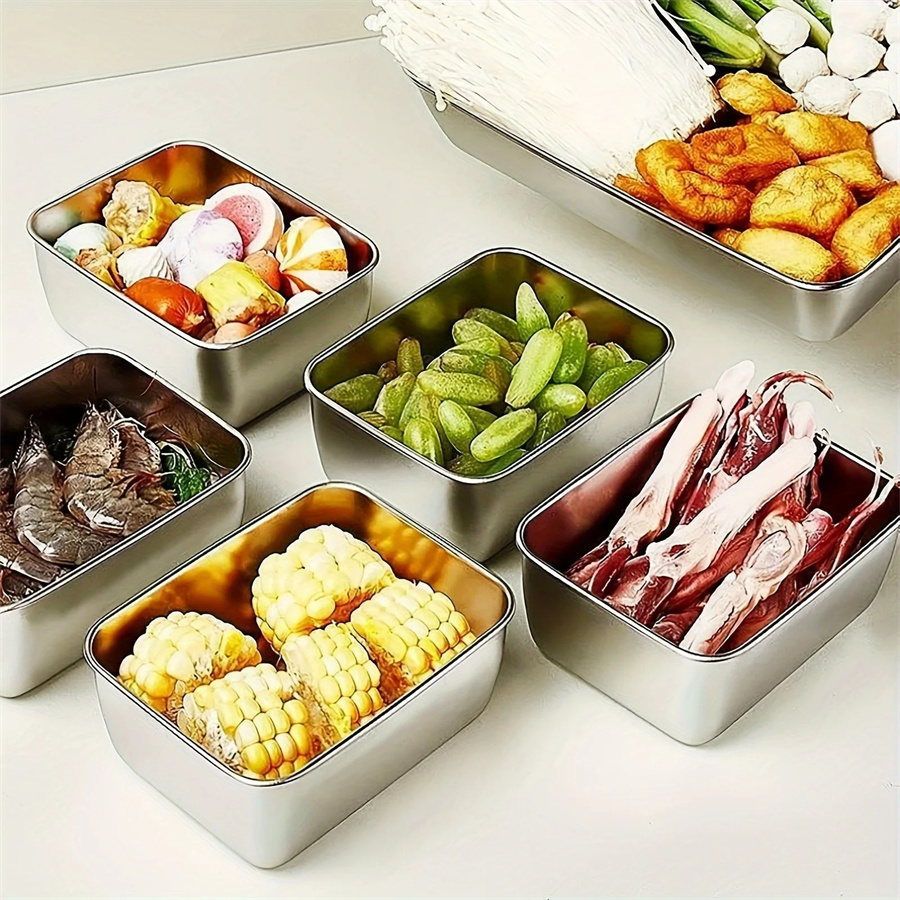 1/3/5 Stück Edelstahl-Aufbewah – Food Storage Eco Friendly Bewertung und Preis