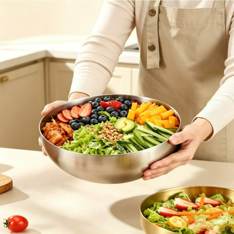 Edelstahl-Rührschüsseln Metall – Food Storage Eco Friendly Bewertung und Preis