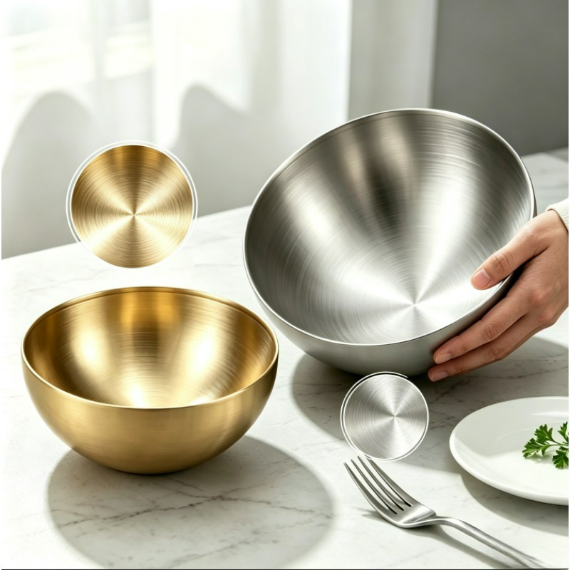 Edelstahl-Rührschüsseln Metall – Food Storage Eco Friendly Bewertung und Preis
